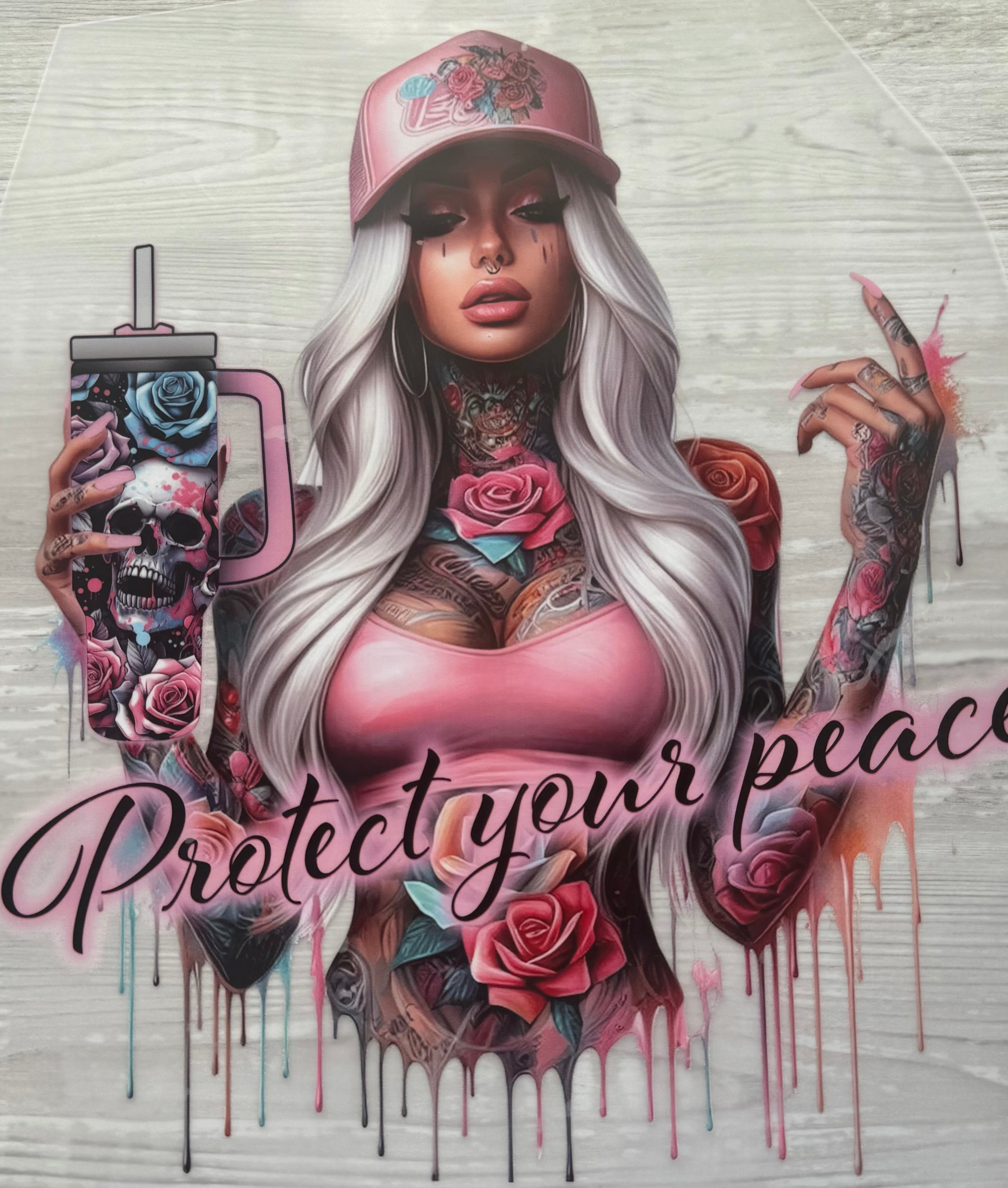 Tee- Tattoo Woman Prints