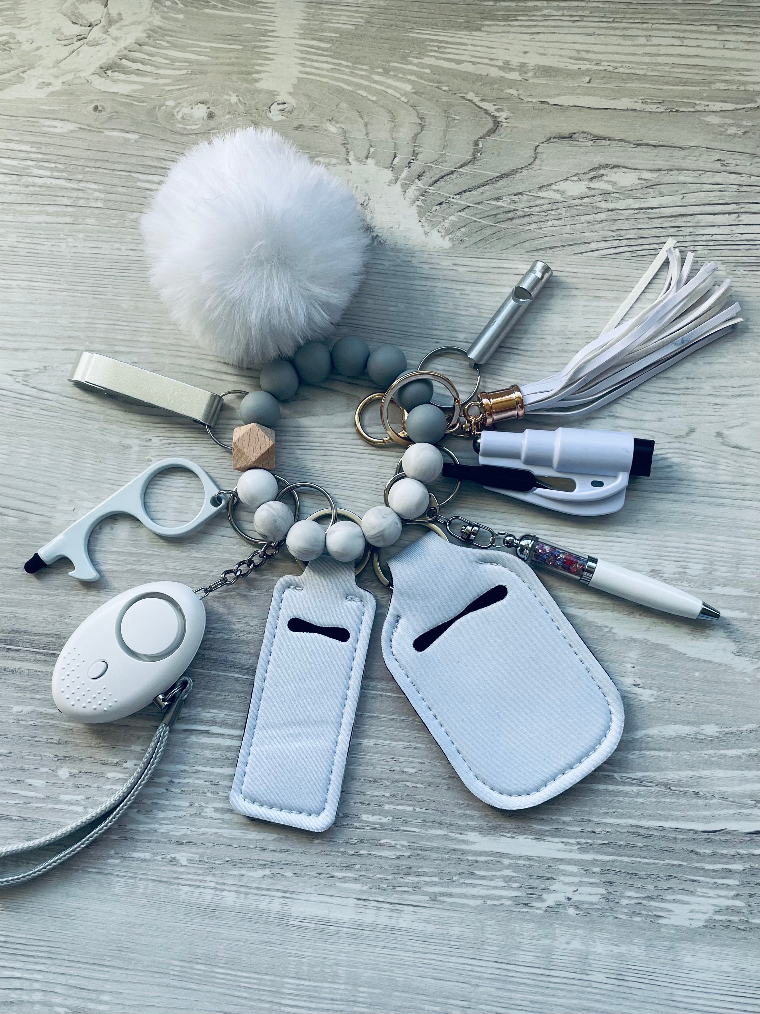 White Chocolate Safety Key Chain