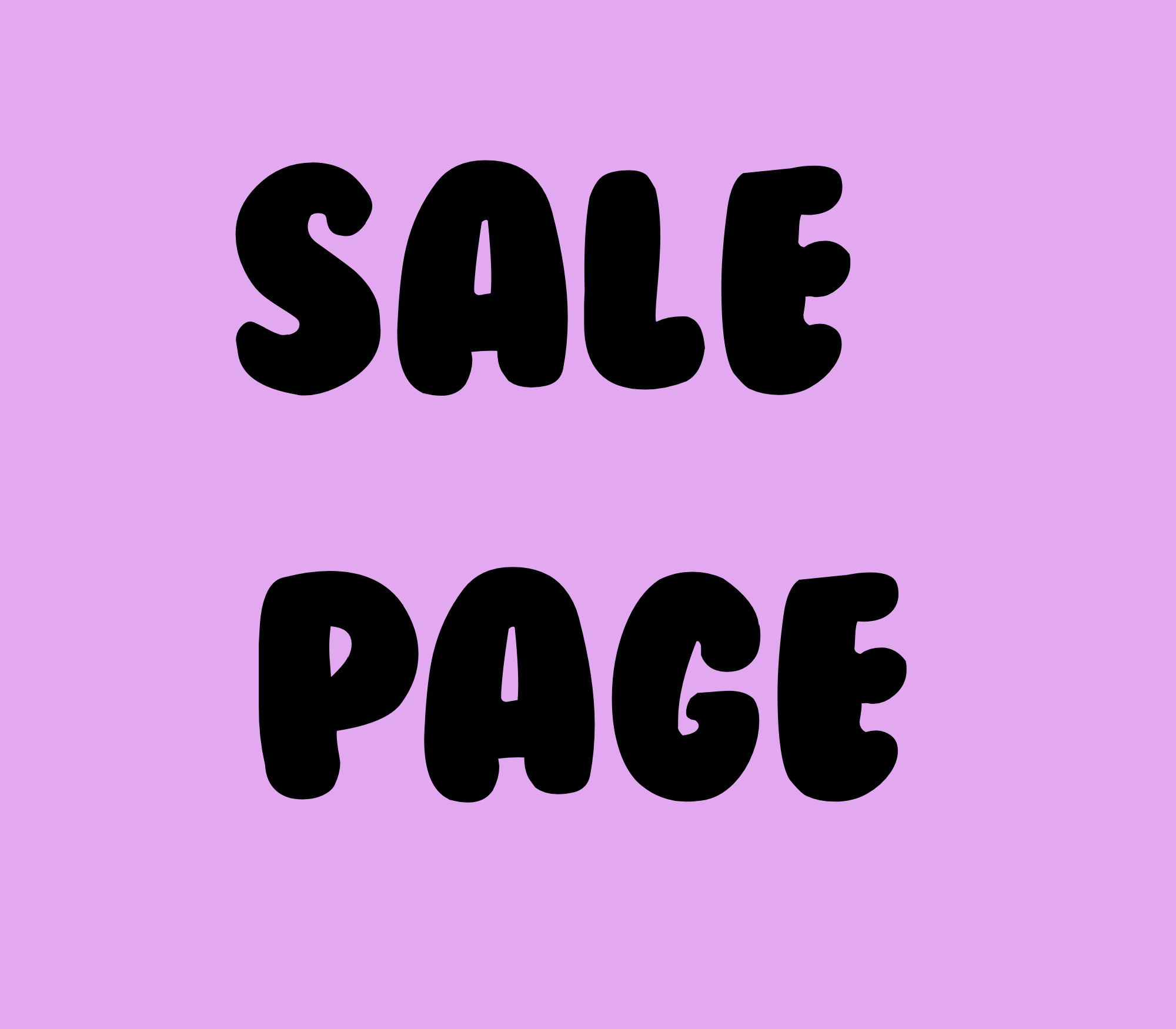 SALE PAGE