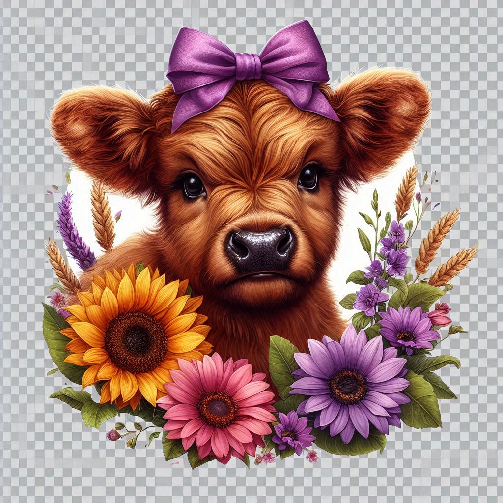 Tees - Highland Cow Prints