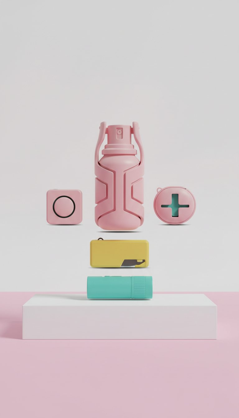 Signature Pink Modular Keychain Set