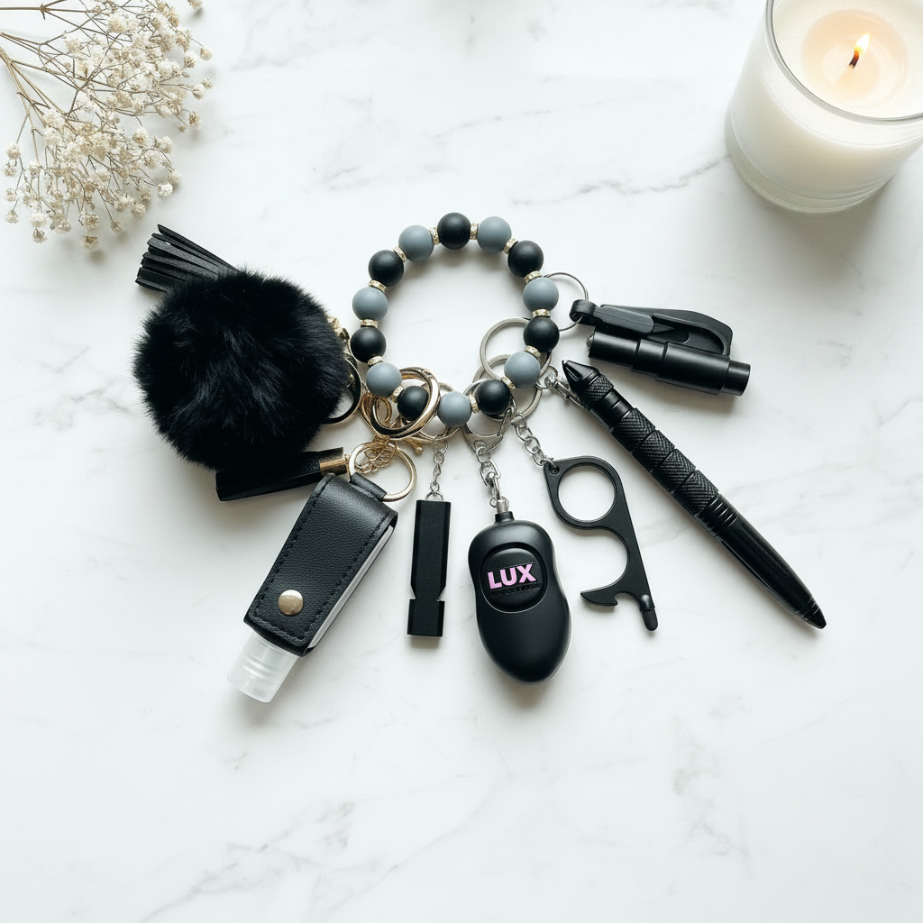 50 Shades of Grey Safety Keychain Set - Candle Top Right