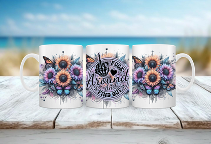 14oz Blue tooth Tumbler Cups