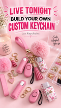 CUSTOM KEYCHAINS MADE ON TIKTOK LIVE