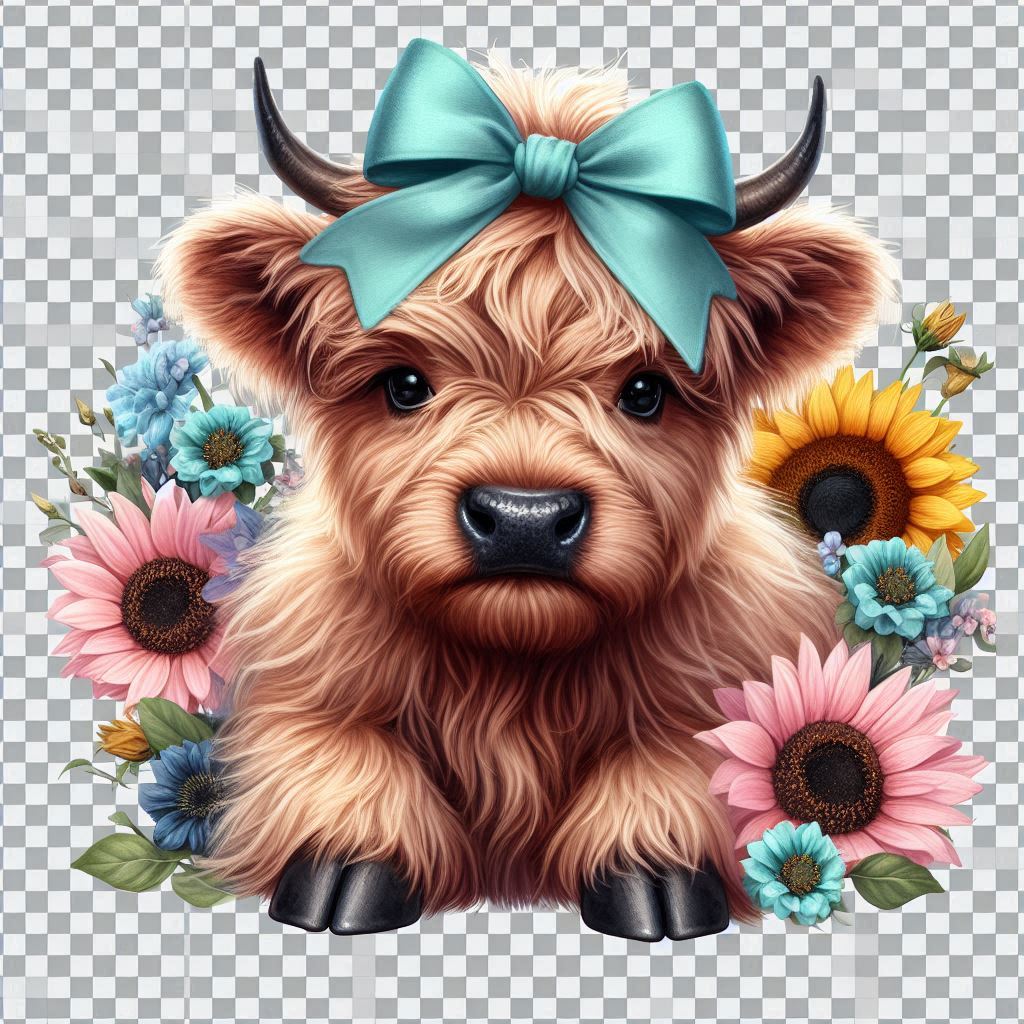 Tees - Highland Cow Prints