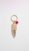 Champagne Gold Minimalist Safety Keychain