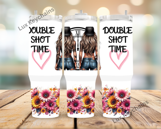 40oz Bluetooth Speaker Tumblers Tattoo Woman