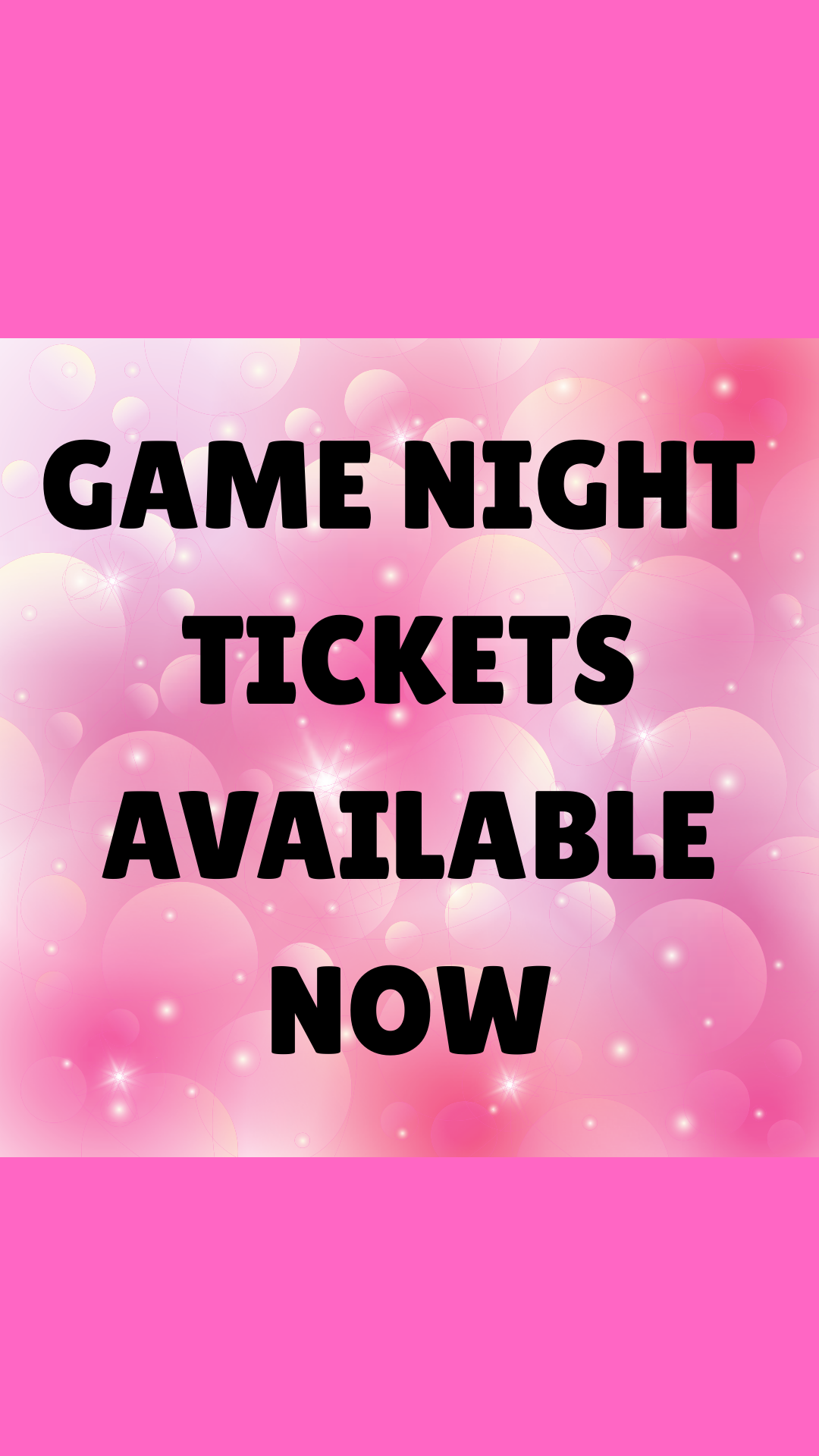 Games Night Tickets