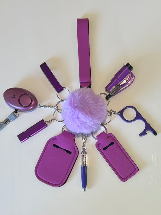 Solid Color Keychain Sets