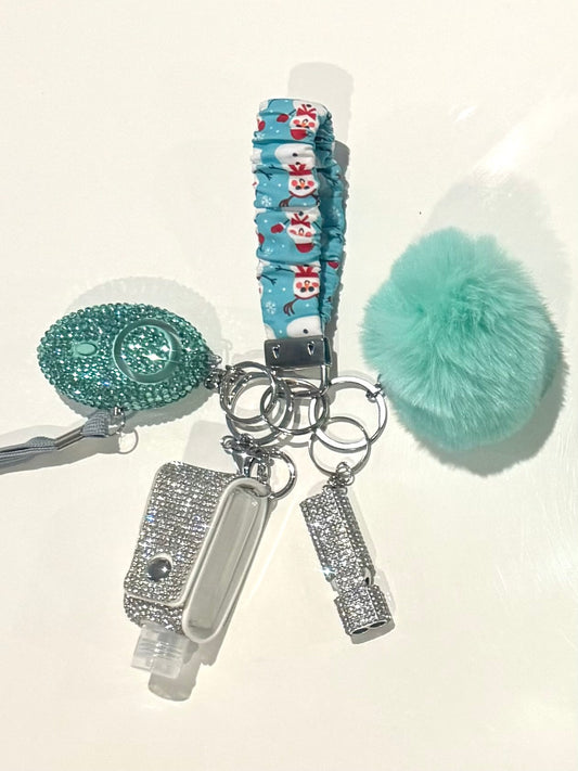 Bling Christmas keychains