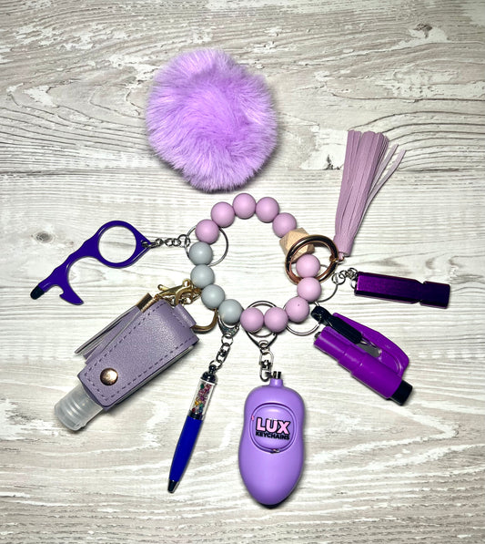 Purple Passion Safety keychain