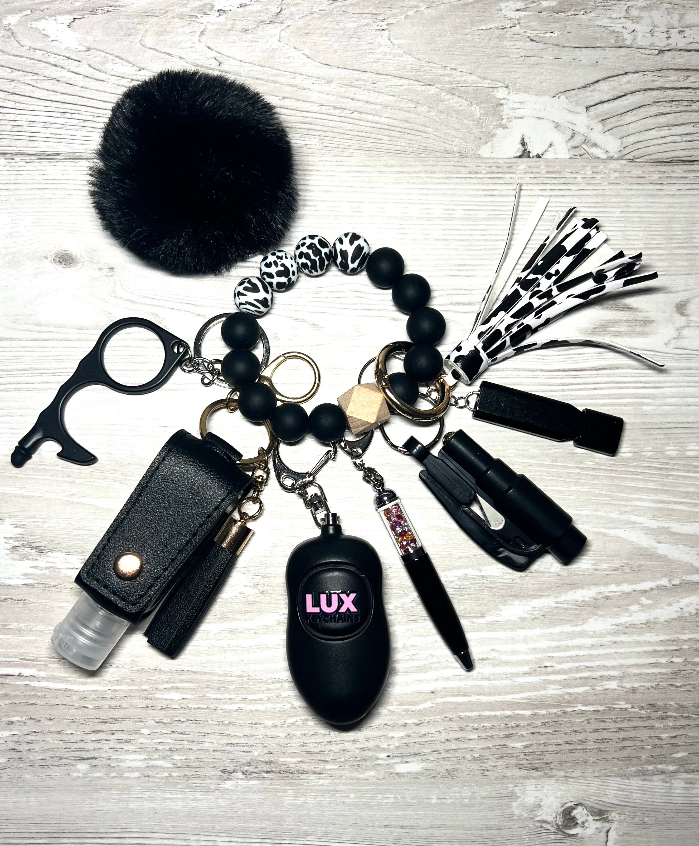 Cheeky Cow Safety Keychain – LUX Keychains