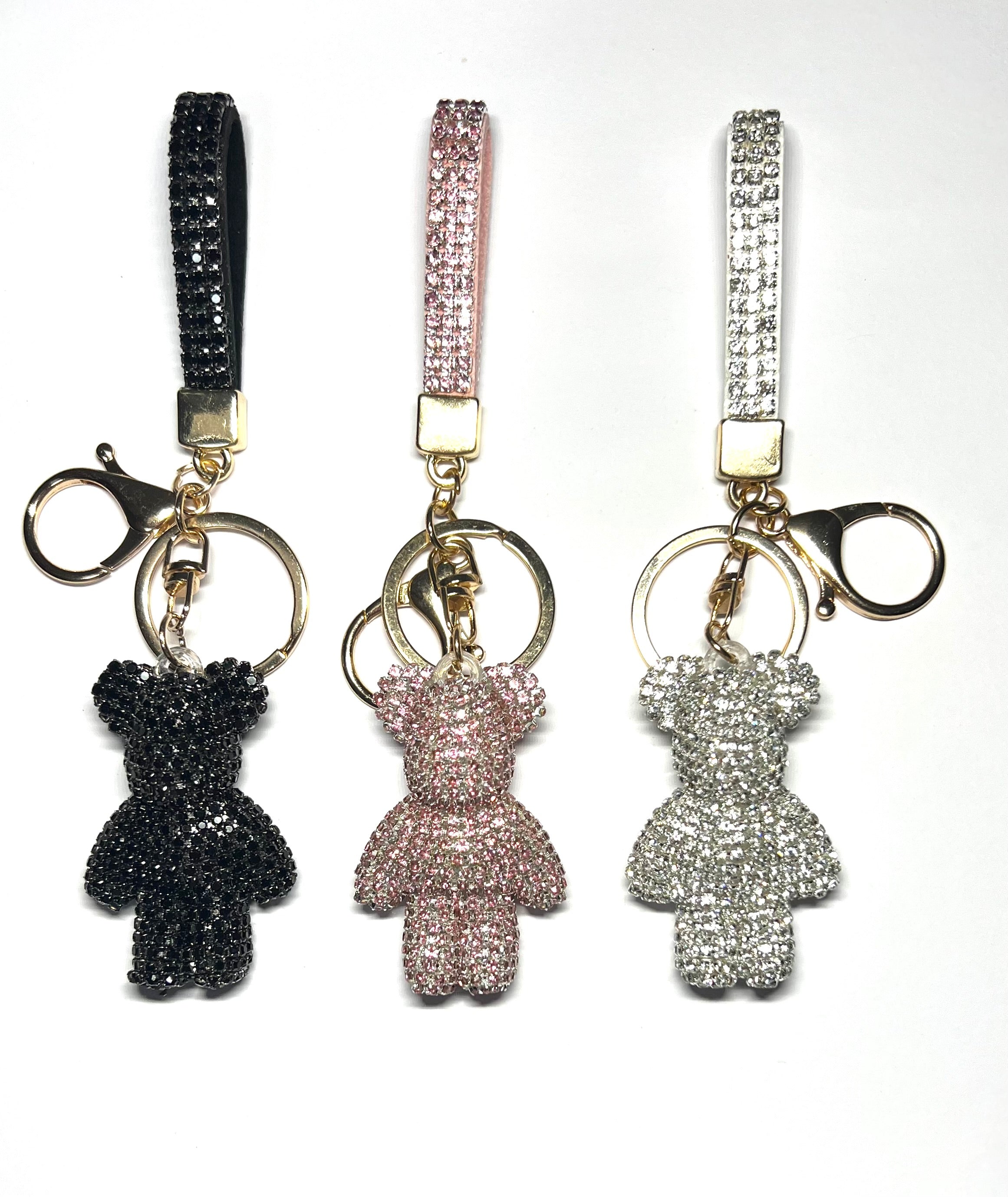 Bling Bears - Rhinestone Keychain Charm