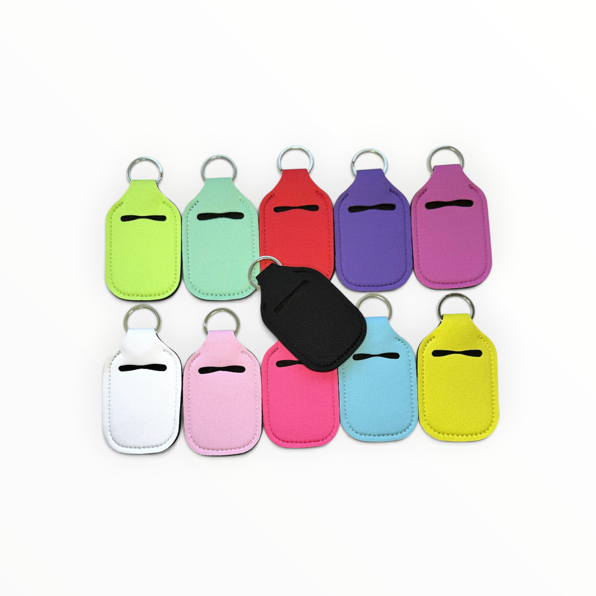 Hand Sanitiser Holder Keychain Attachment - Plain Colors
