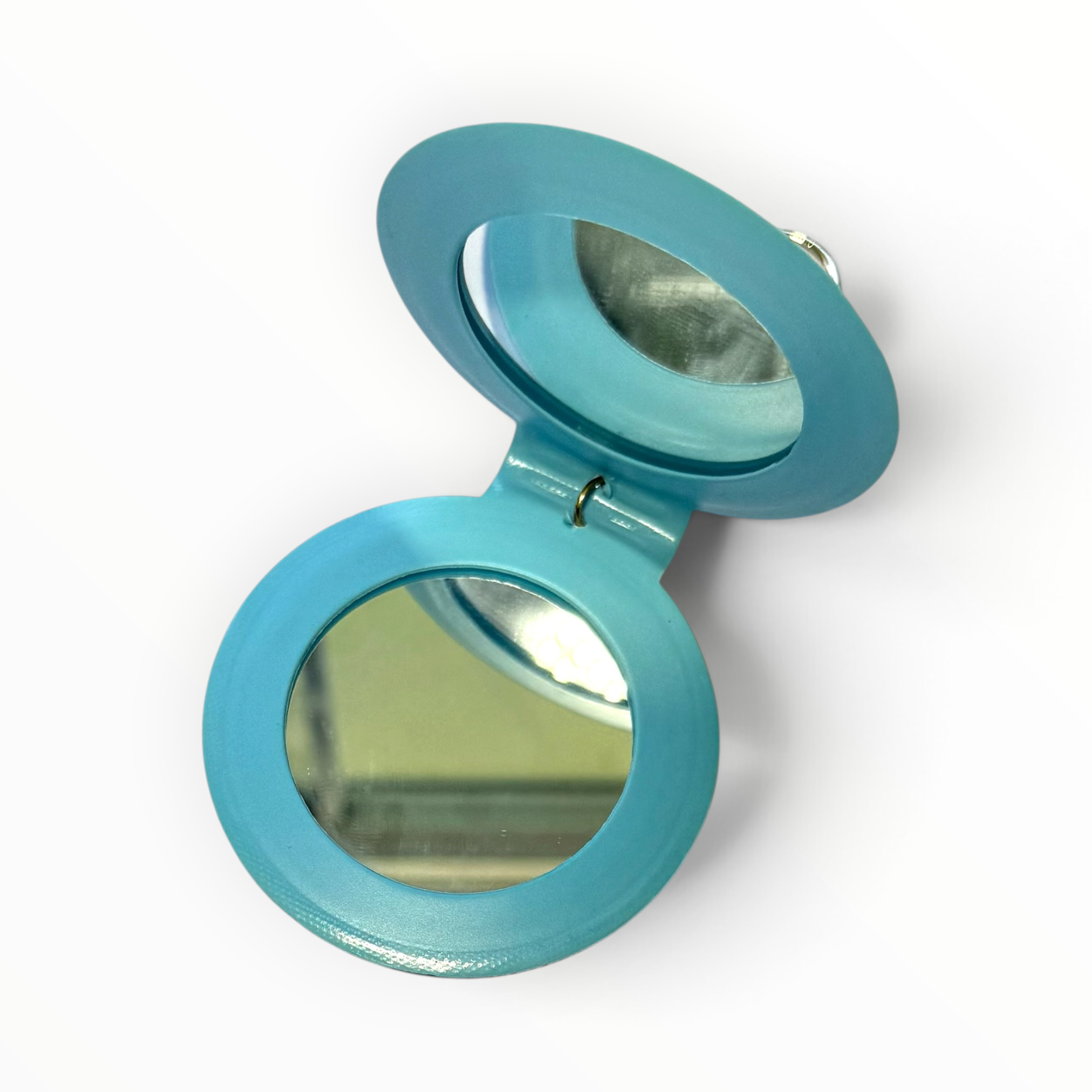 Compact Mirrors Keychain Accessory