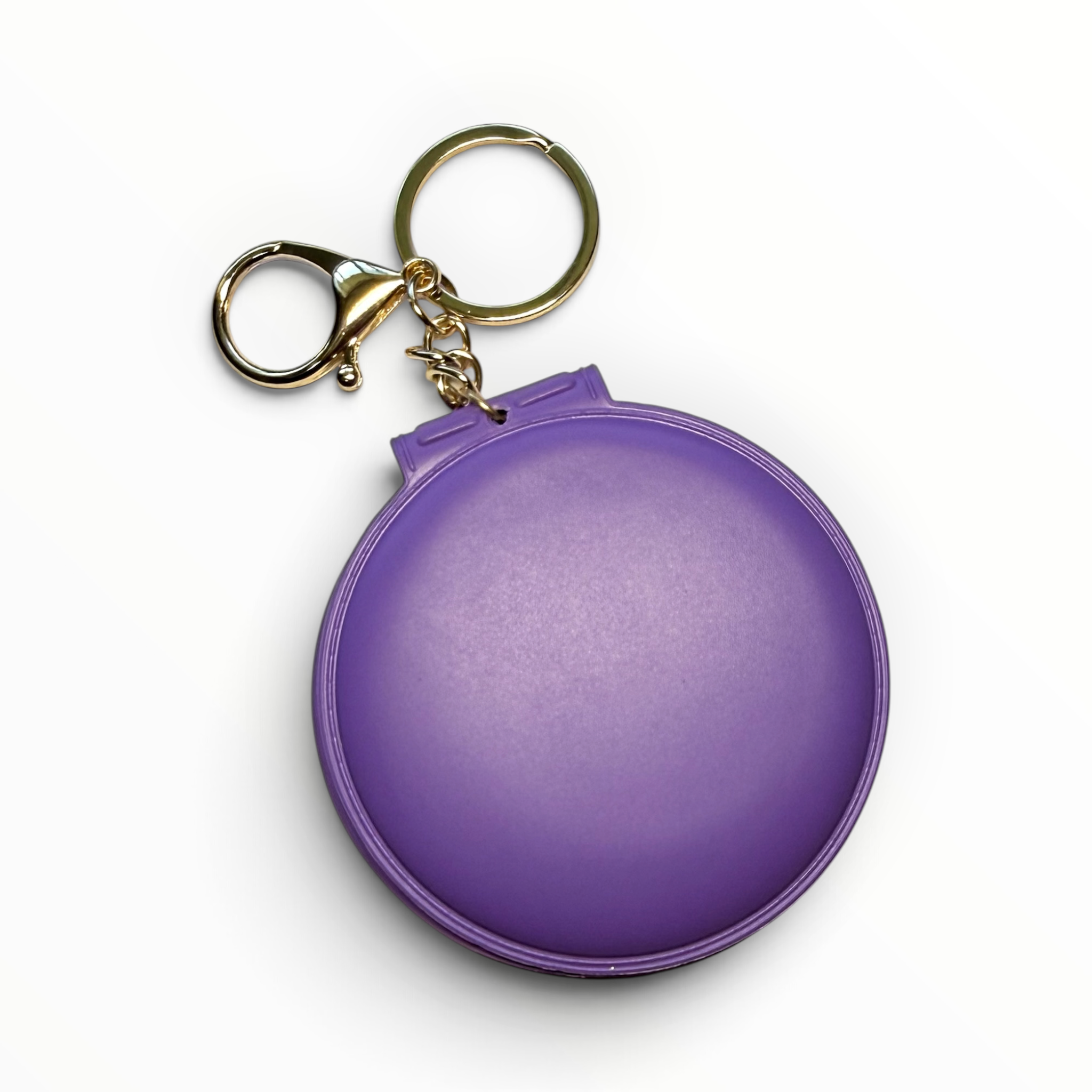 Compact Mirrors Keychain Accessory