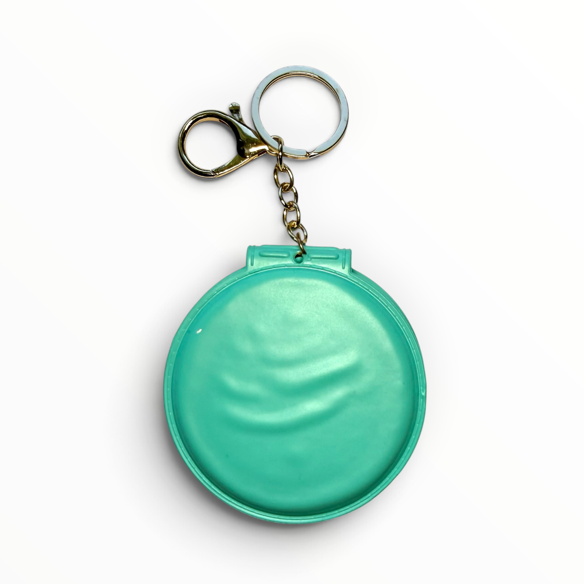 Compact Mirrors Keychain Accessory