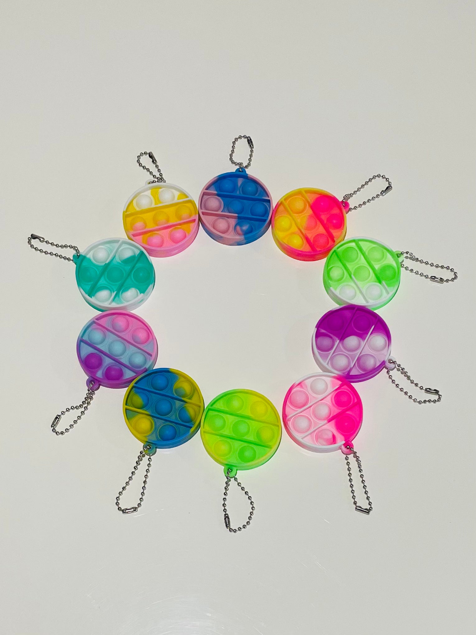 Fidget Poppets (Round) – LUX Keychains