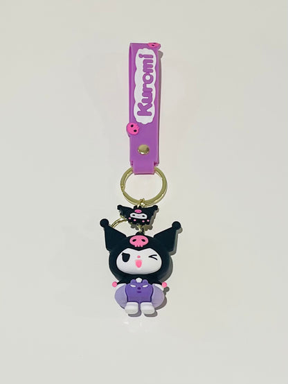 Kuromi Kitty Novelty Keychains