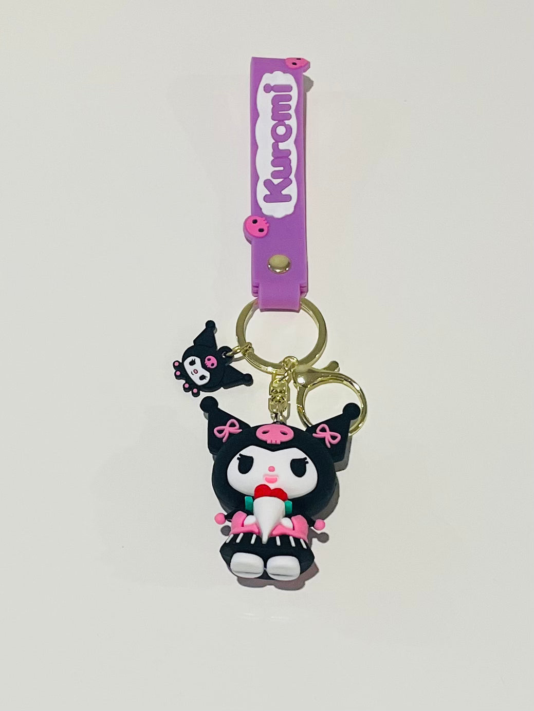 Kuromi Kitty Novelty Keychains