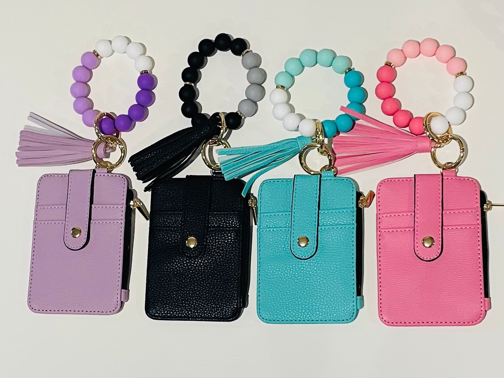 Plain Color Coin Purse & Wristlet