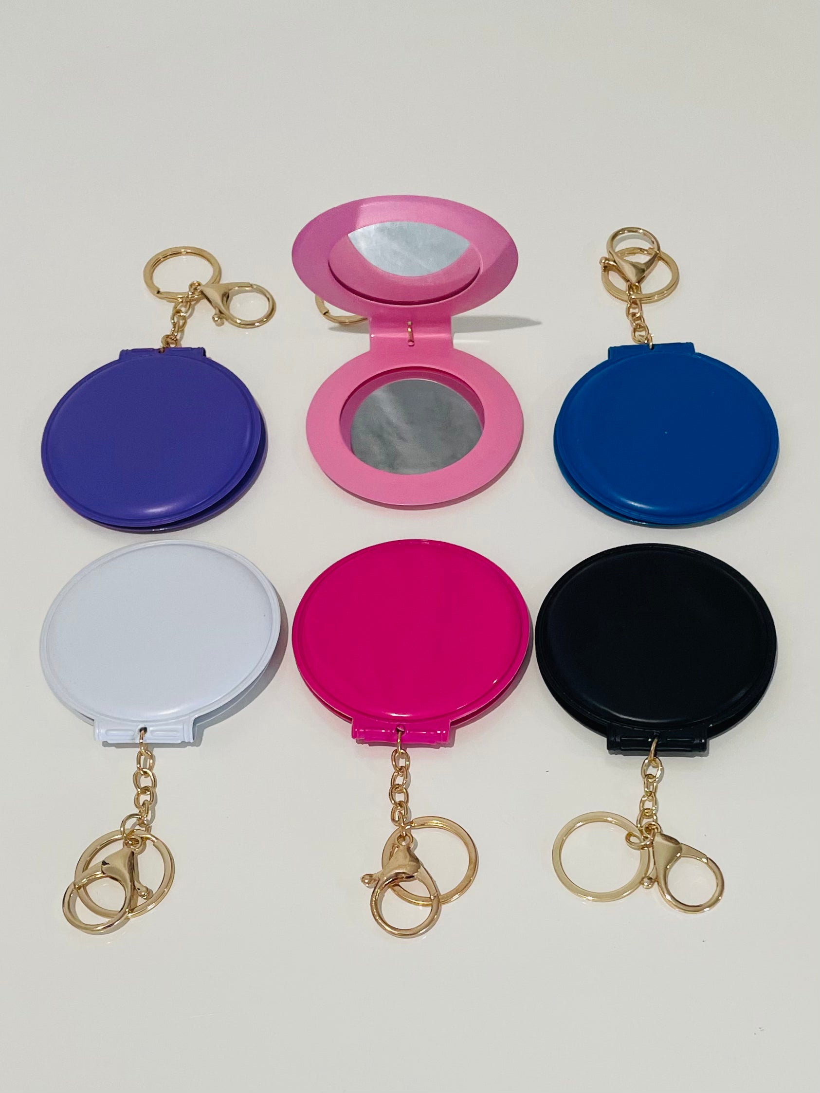 Compact Mirrors Keychain Accessory | LUX Keychains