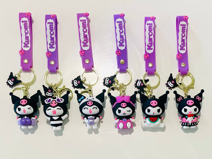 Kuromi Kitty Novelty Keychains