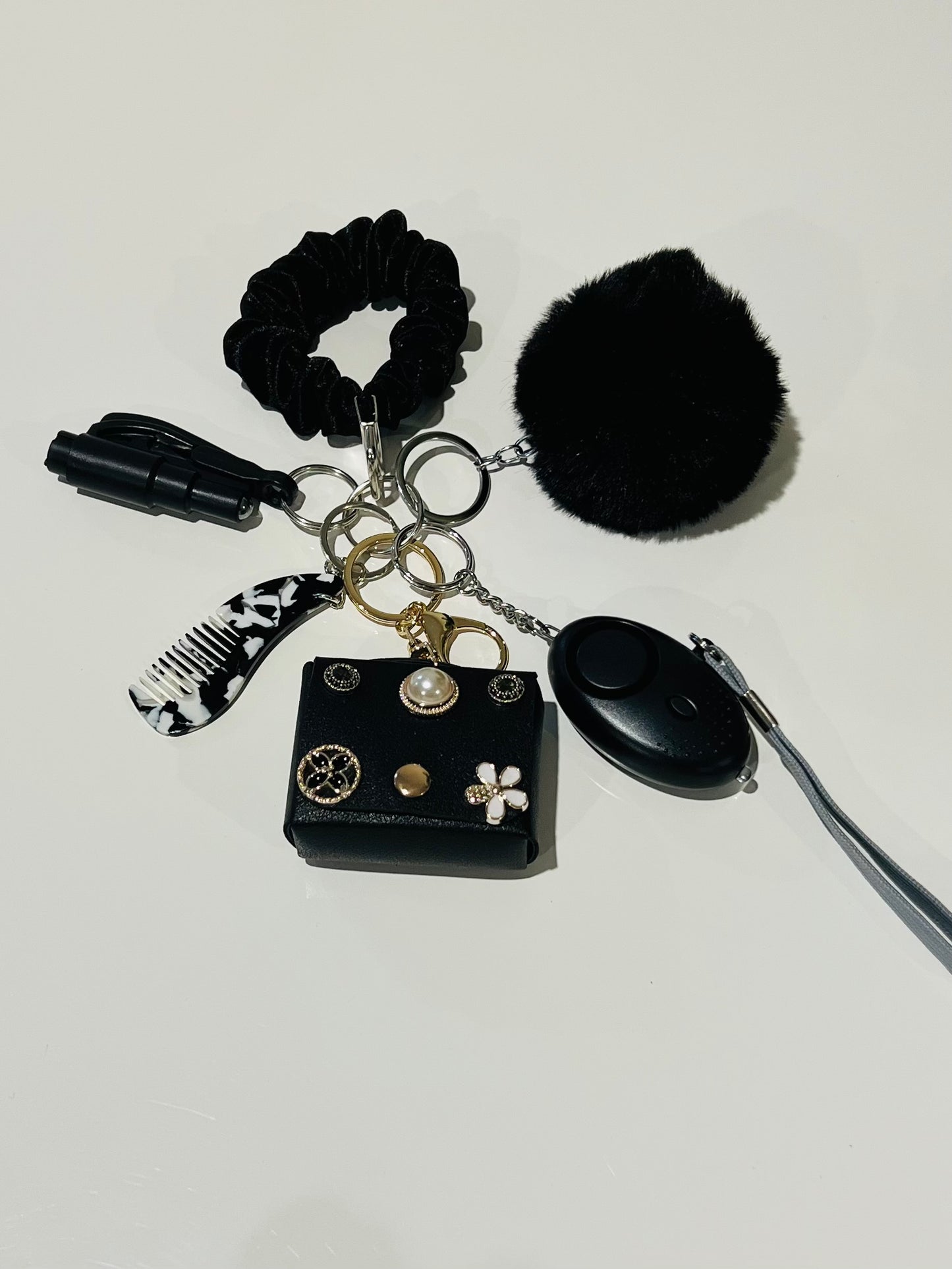 Ribbon Bracelet Keychain