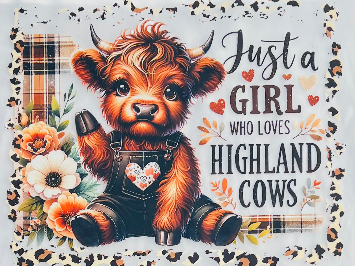 Tees - Highland Cow Prints