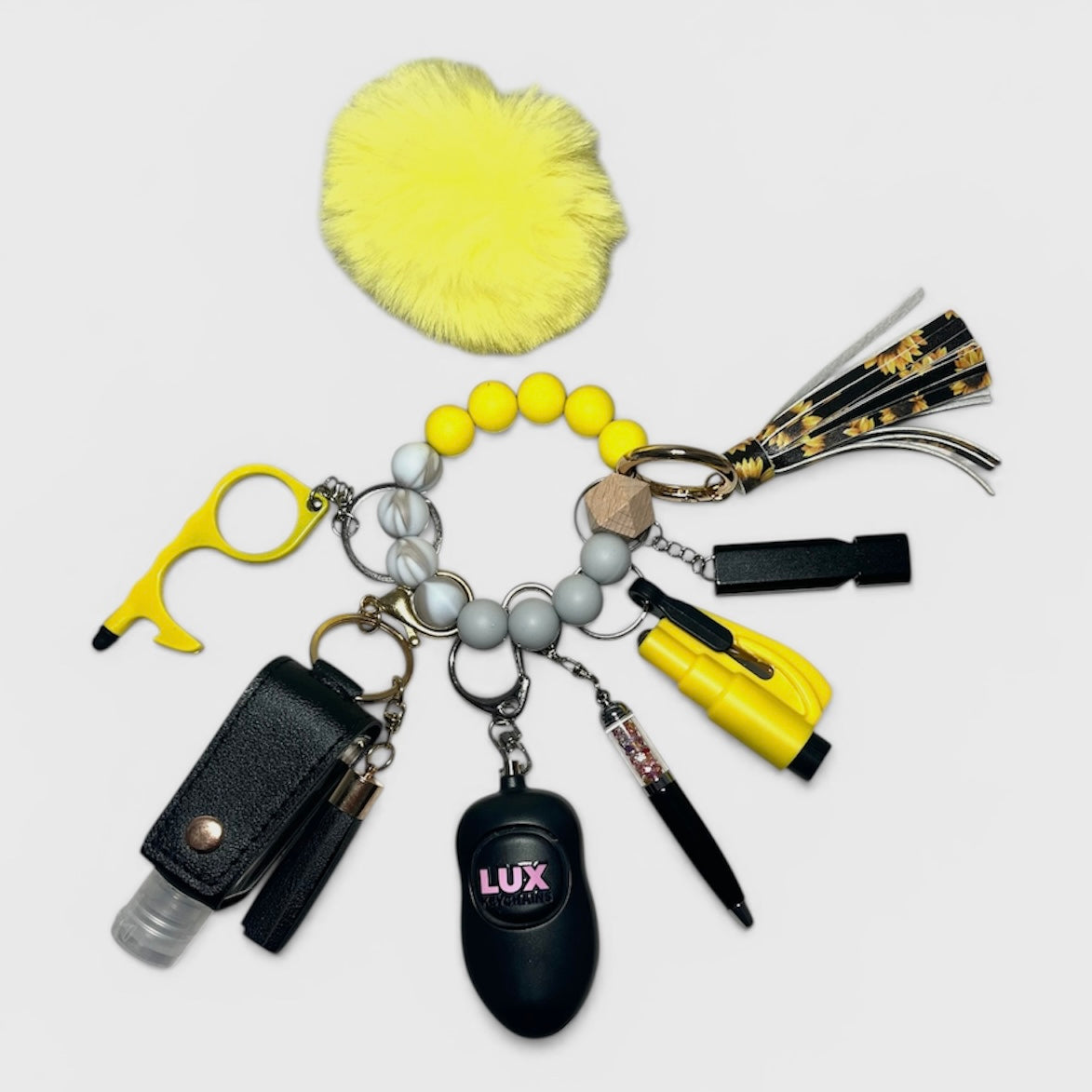 Sunflower Safety Keychain - Lux SOS Alarm