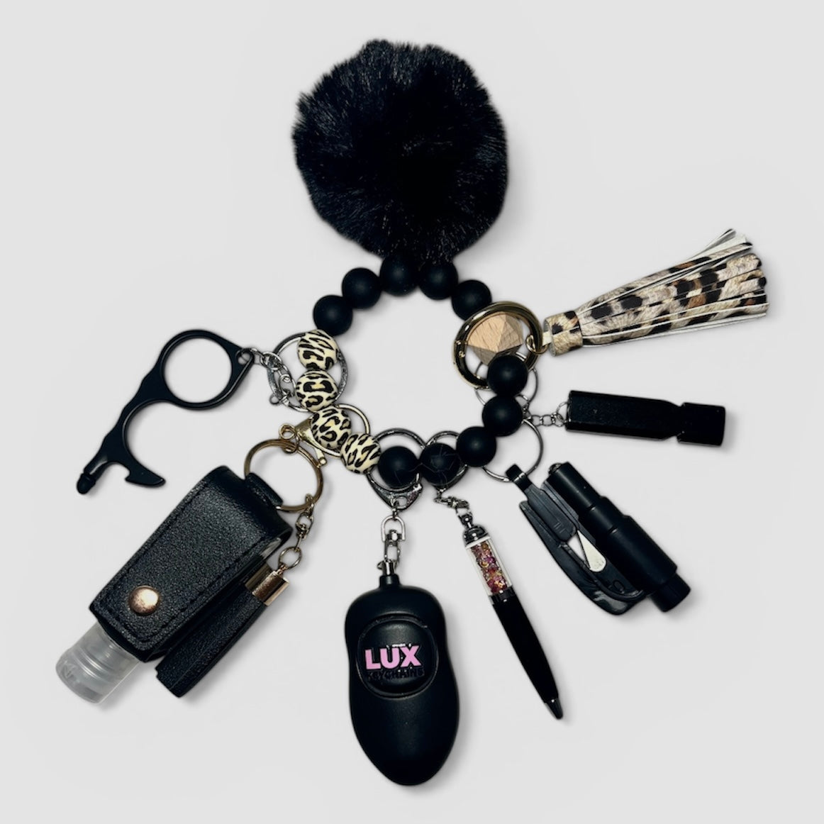 Leopard Unleased Safety Keychain - Lux SOS Alarm
