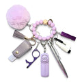 Purple Passion Safety Keychain