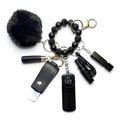 Black Onyx Safety Keychain