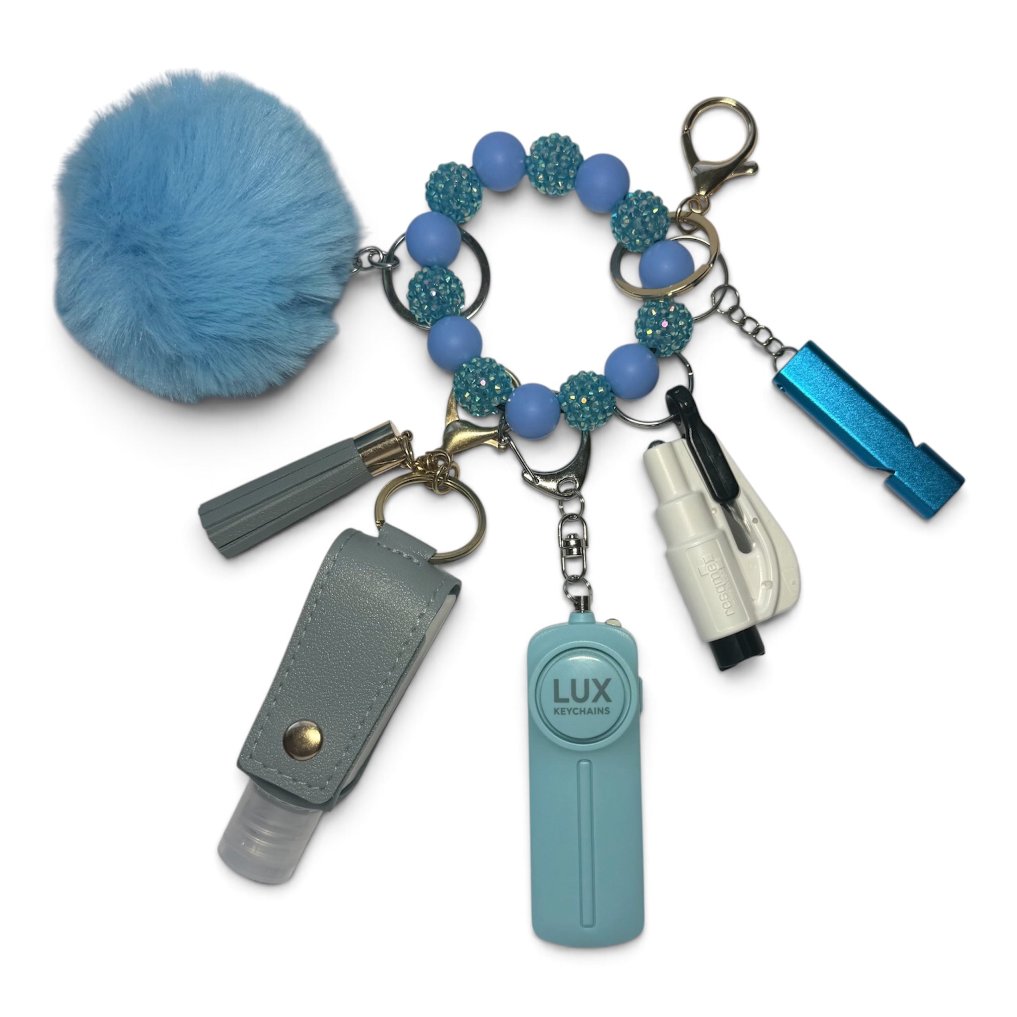 Blue Gronde Safety Keychain