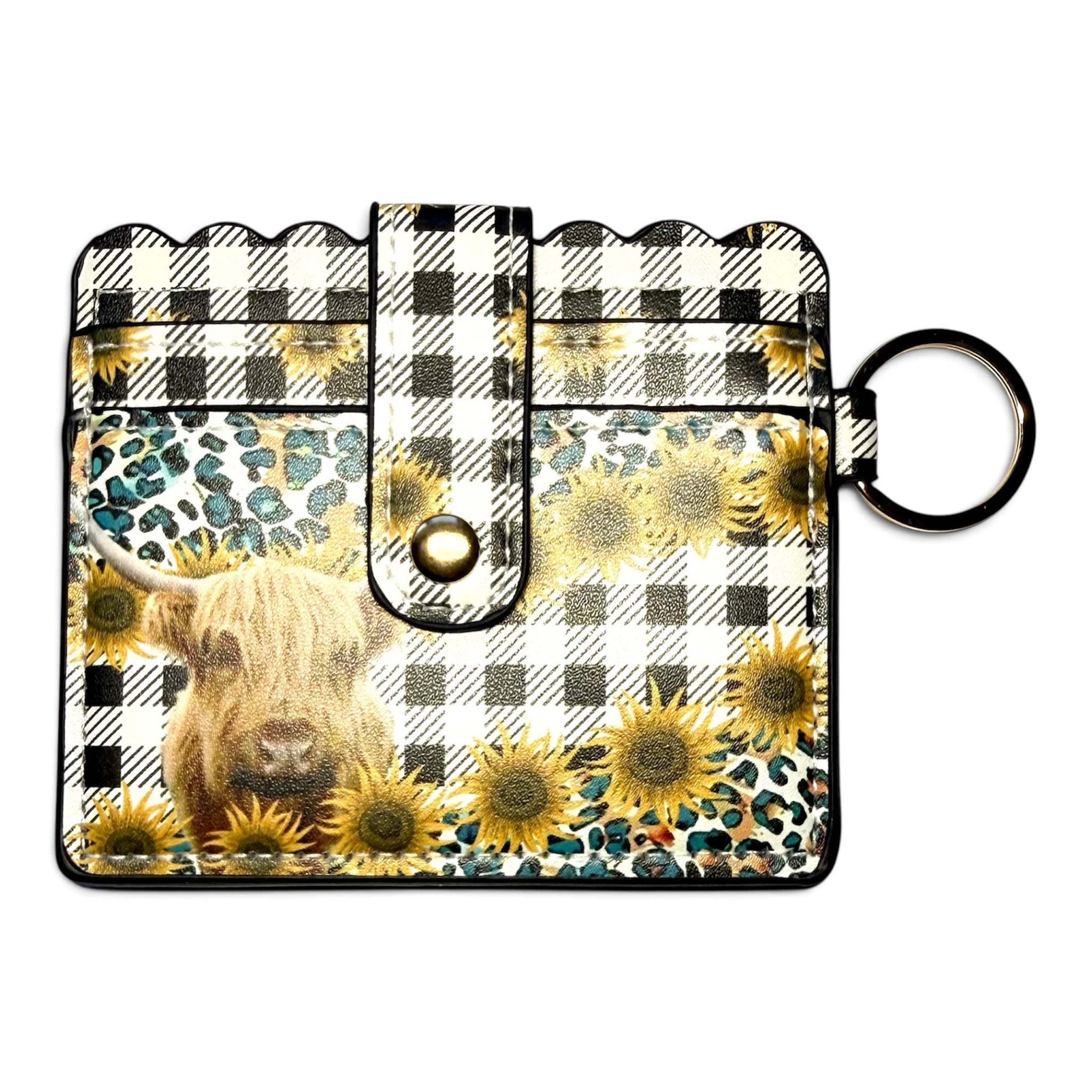Large Wallet with Card Holders & Clip