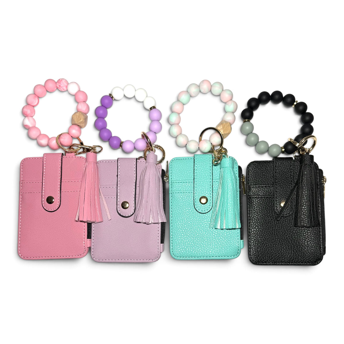 Plain Colour Coin Purse & Wristlet