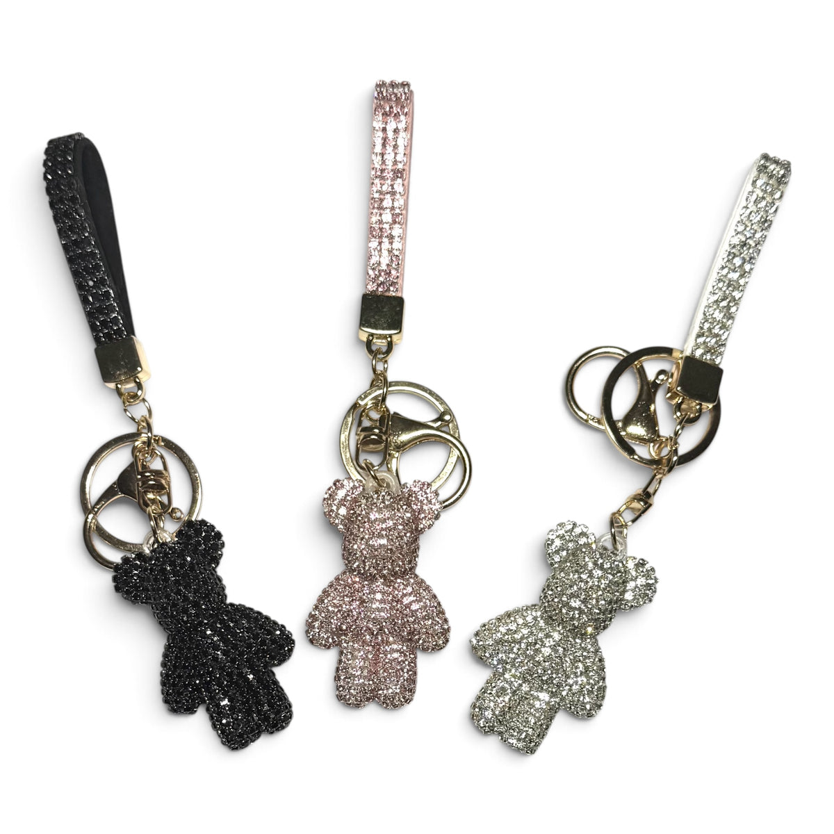 Bling Bears - Rhinestone Keychain Charm