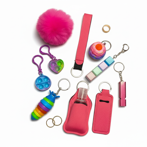 Adult Sensory Keychain - White Background No Jewellery