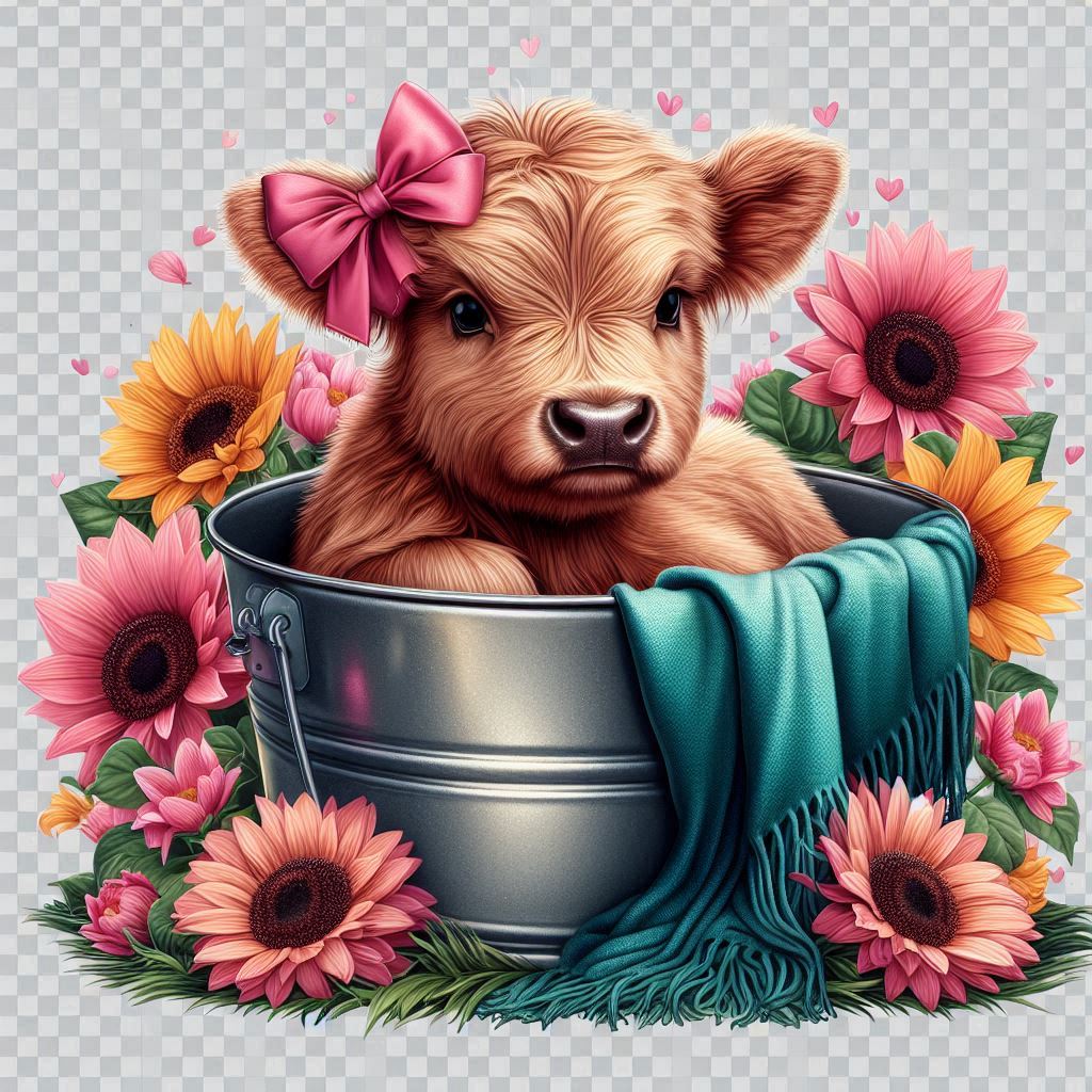 Tees - Highland Cow Prints