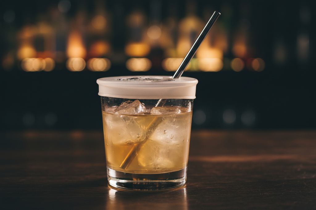 Bar Drink with Actual Drink Seal