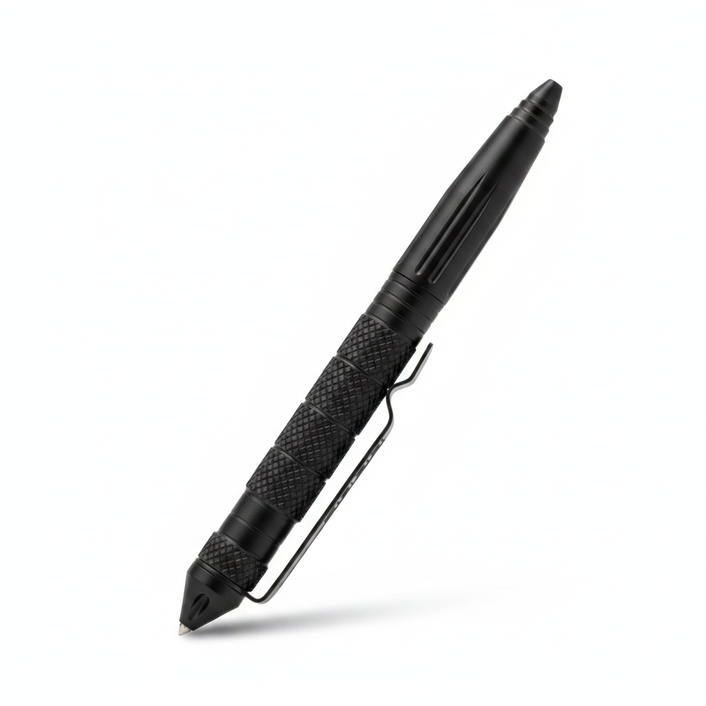 Metal pen with window breaker