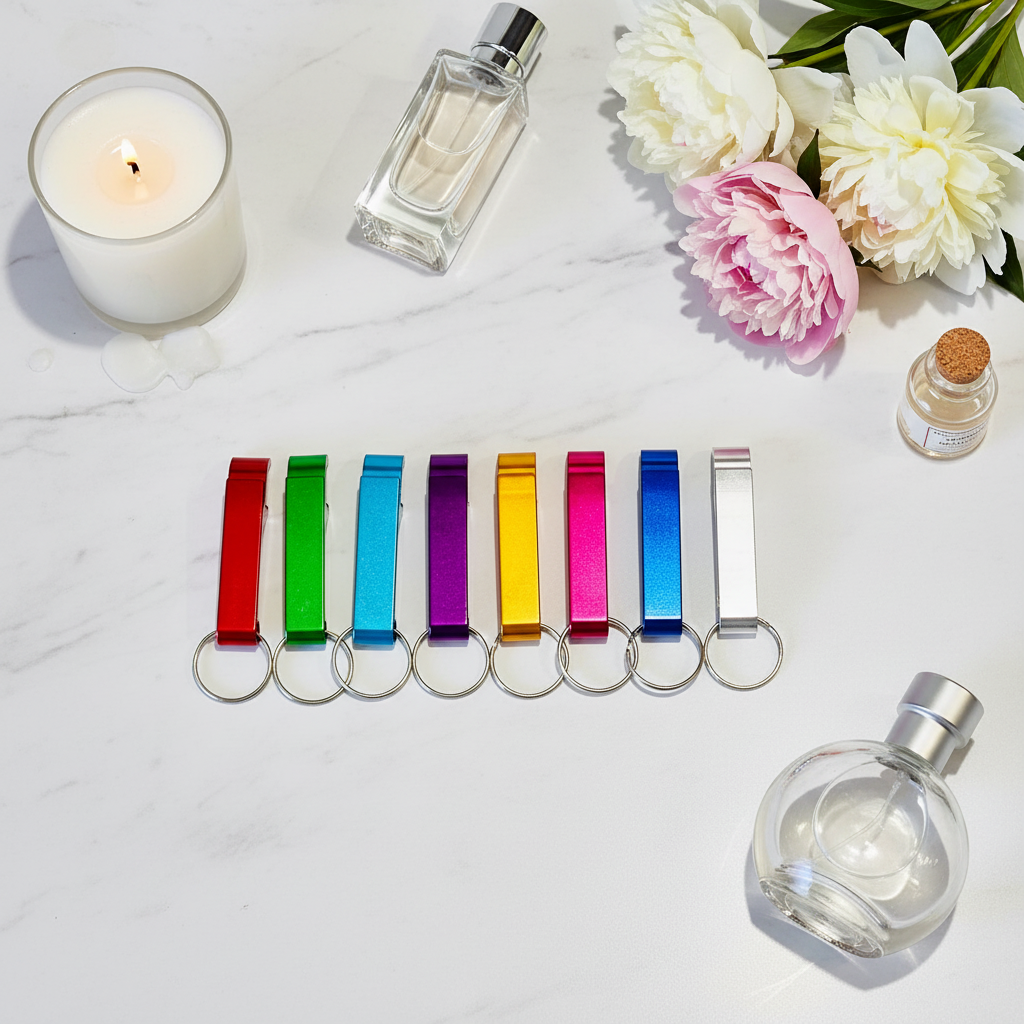 Bottle Openers - Marble Flat Lay with Bottles