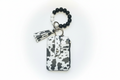 Cow Print Coin Purse - White Studio