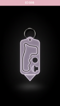 Lavender Mist Acrylic Safety Keychain