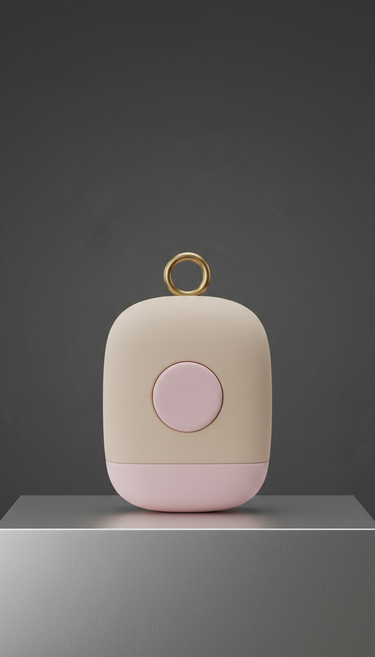 Matte Porcelain Mini Alarm Accessory