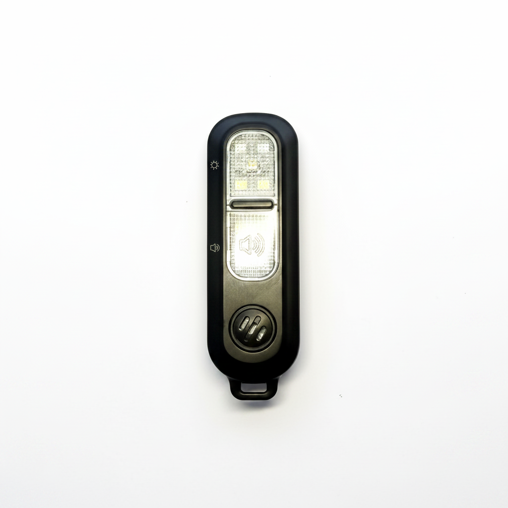 LED Safety Keychain - Black