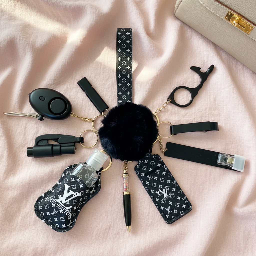 LV Safety Keychain Lifestyle
