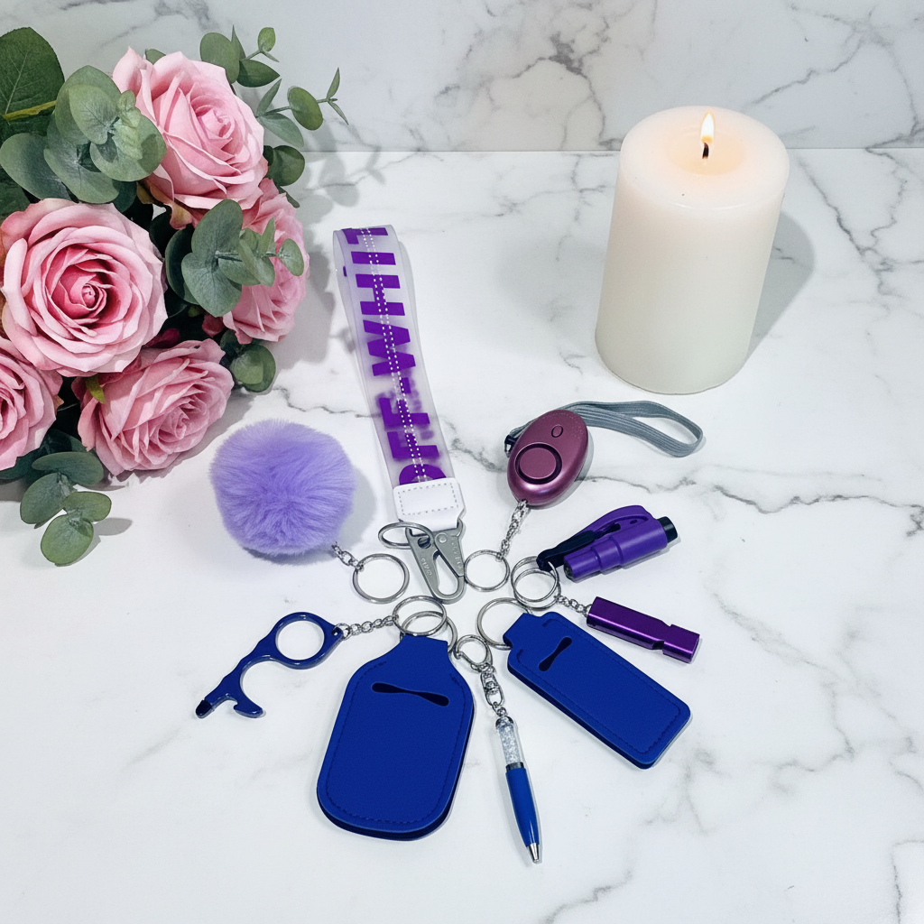 OFF-WHITE Safety Keychain Set – Image 1