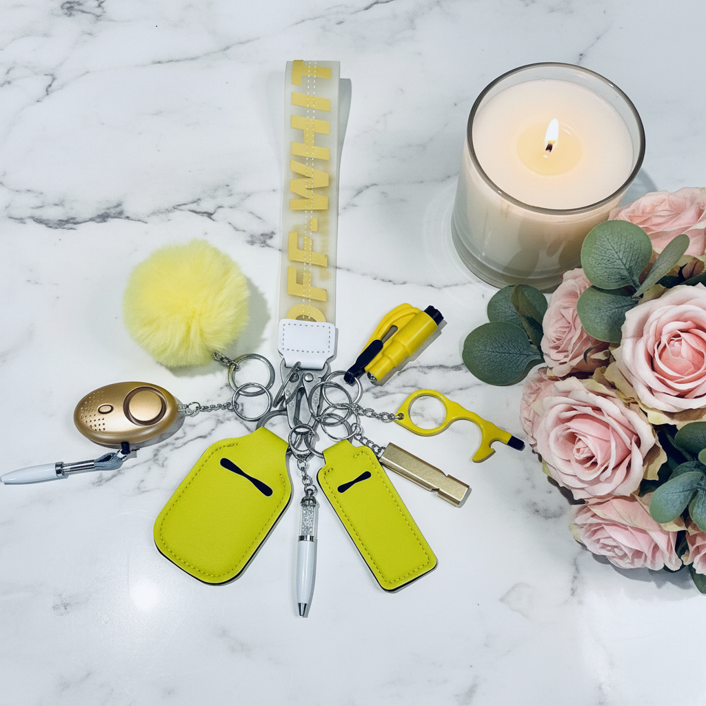 OFF-WHITE Safety Keychain Set – Image 8
