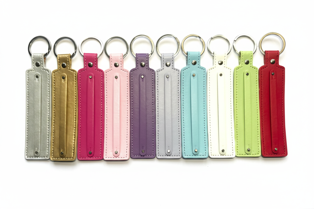 Original keychains with white background